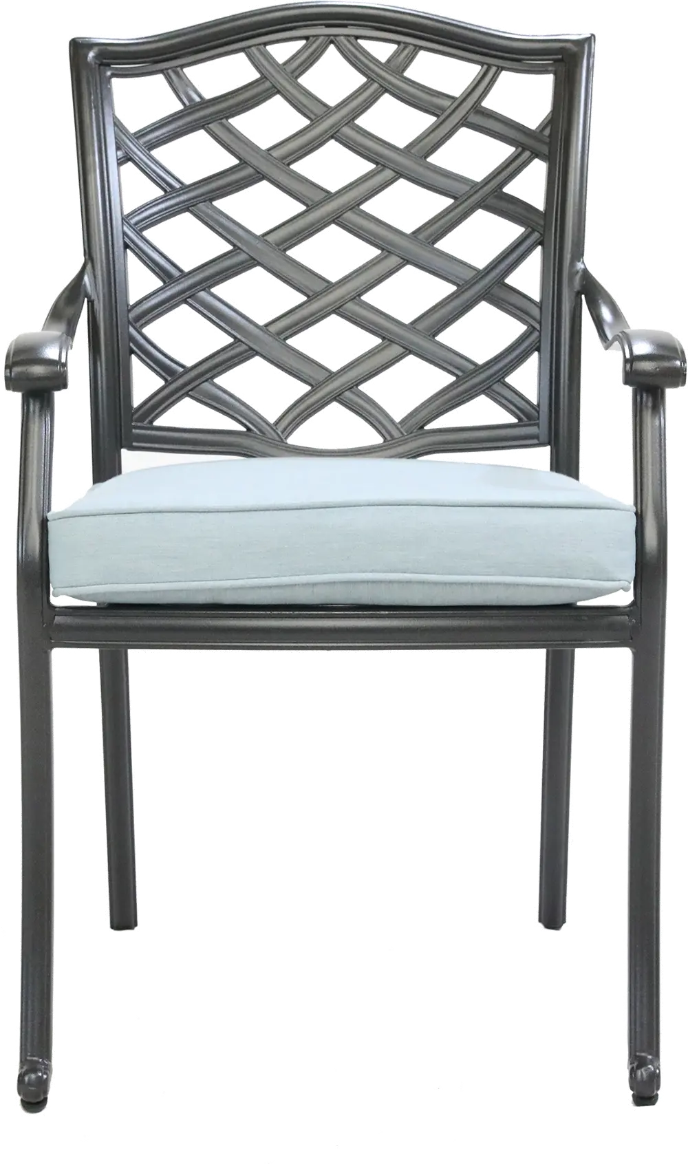 Halston Blue Dining Arm Chair-1