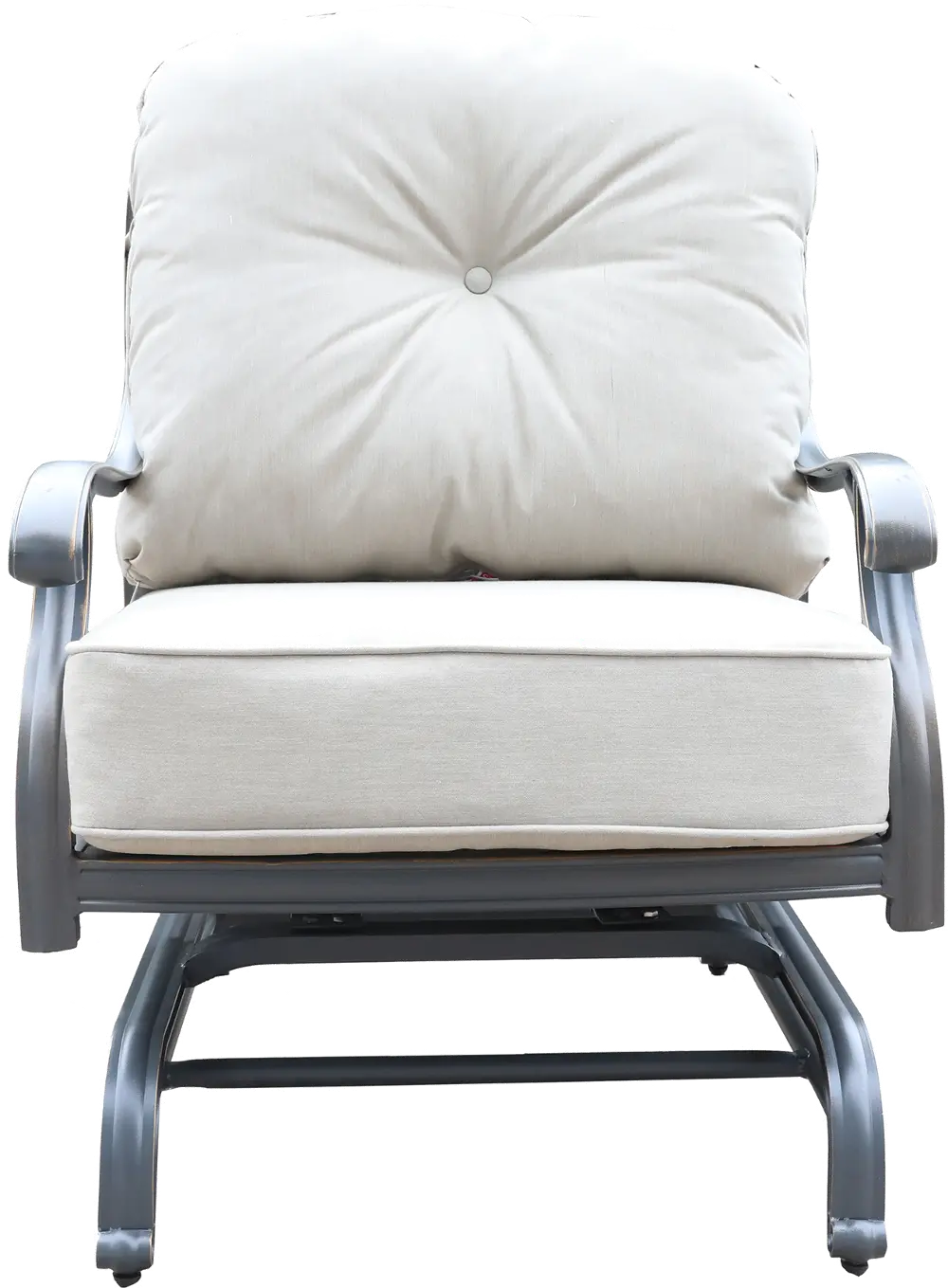 Castle Rock High Back Club Motion Chair with White Cushion-1