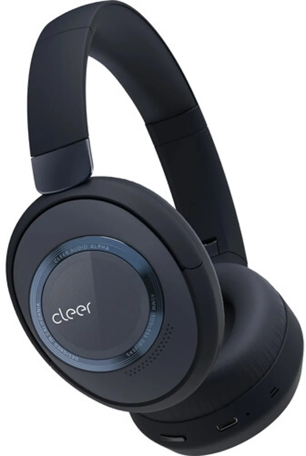 APLHA1NCMIBUS/M-BLUE Cleer Alpha Noise-Canceling Wireless Headphones - Midnight Blue-1