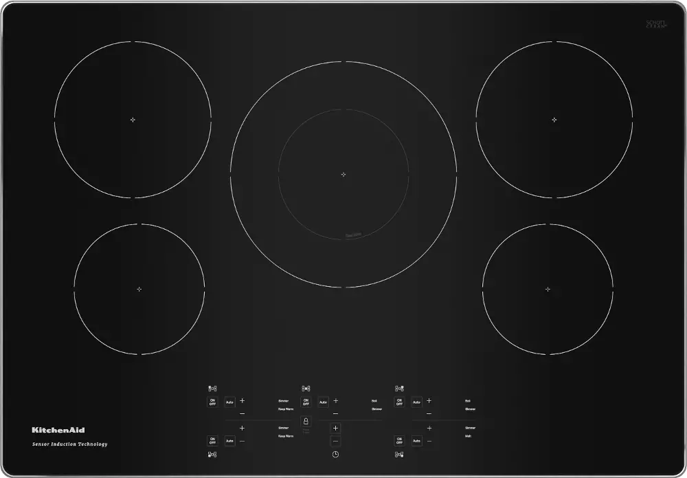 KCIG550JSS KitchenAid 30 Inch Induction Cooktop - Stainless Steel-1