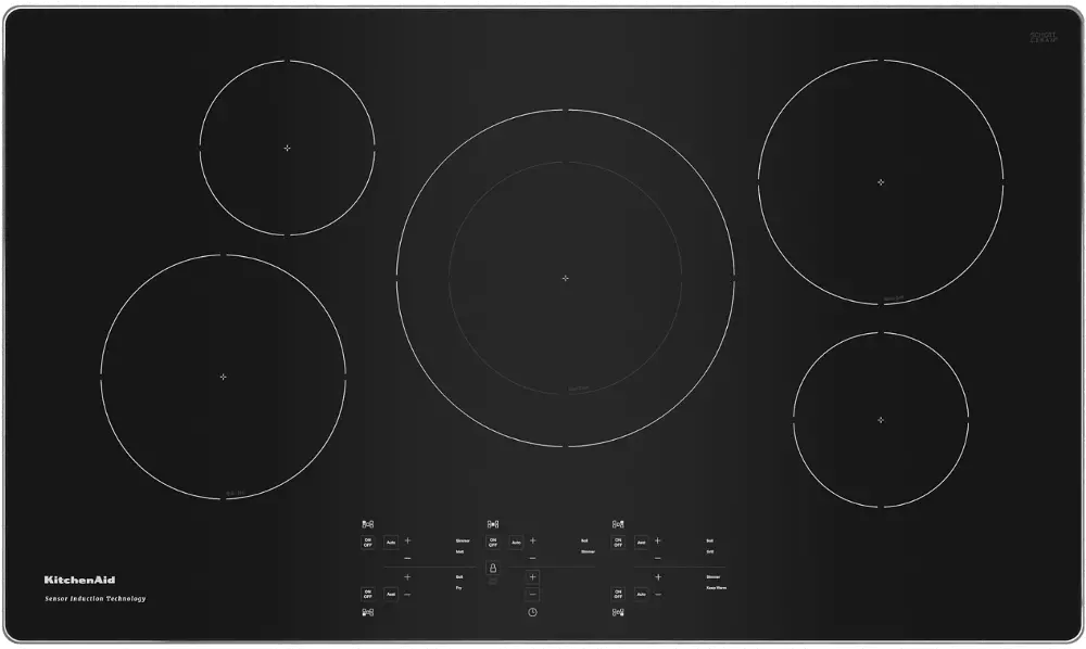 KCIG556JSS KitchenAid 36 Inch Induction Cooktop - Stainless Steel-1