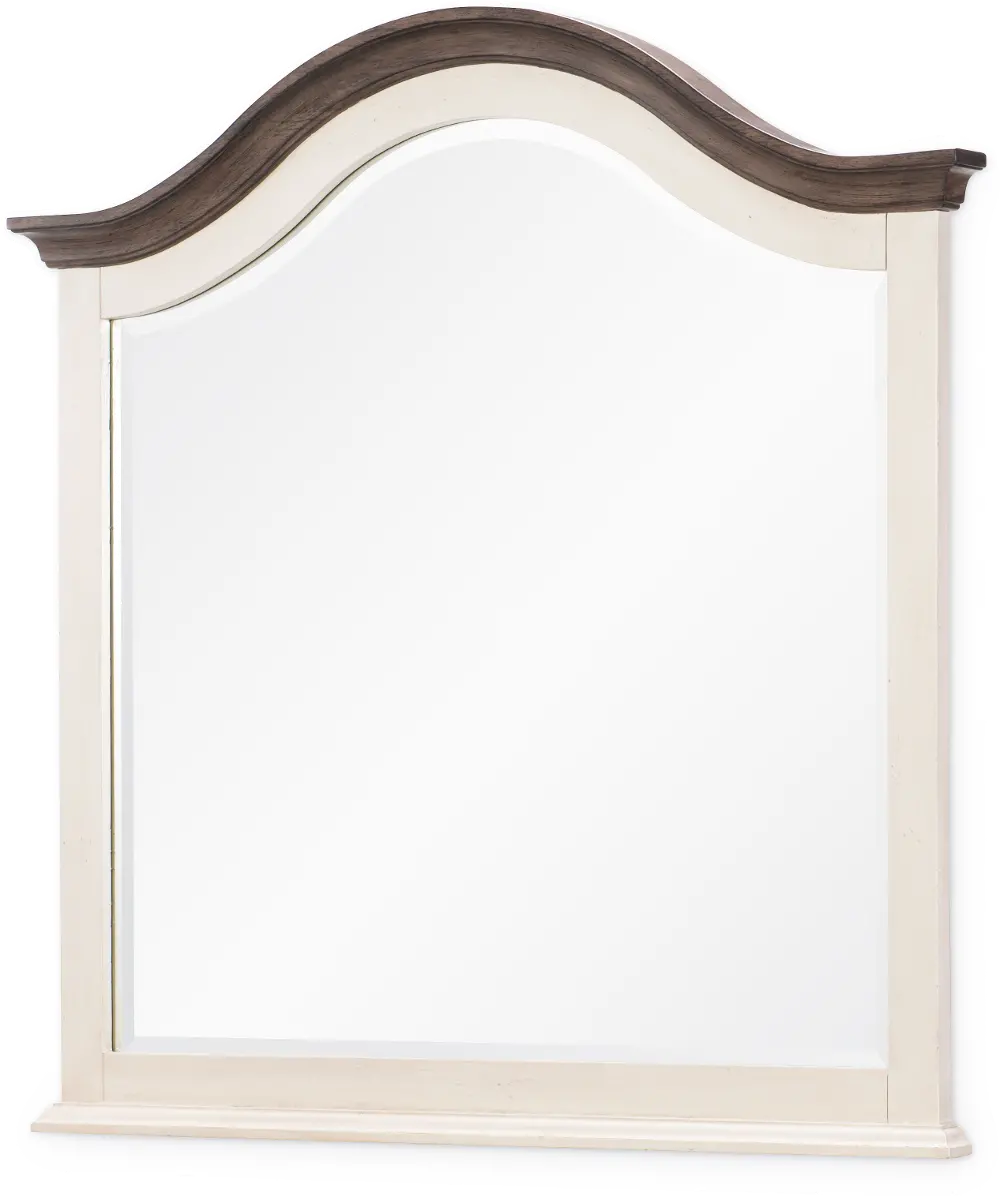Bungalow Linen White Mirror-1