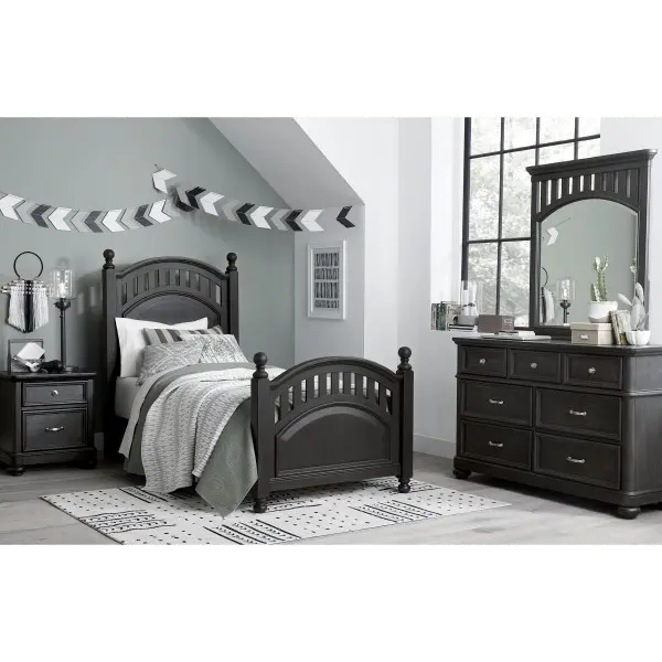 Parkview Black 4 Piece Twin Bedroom Set-1