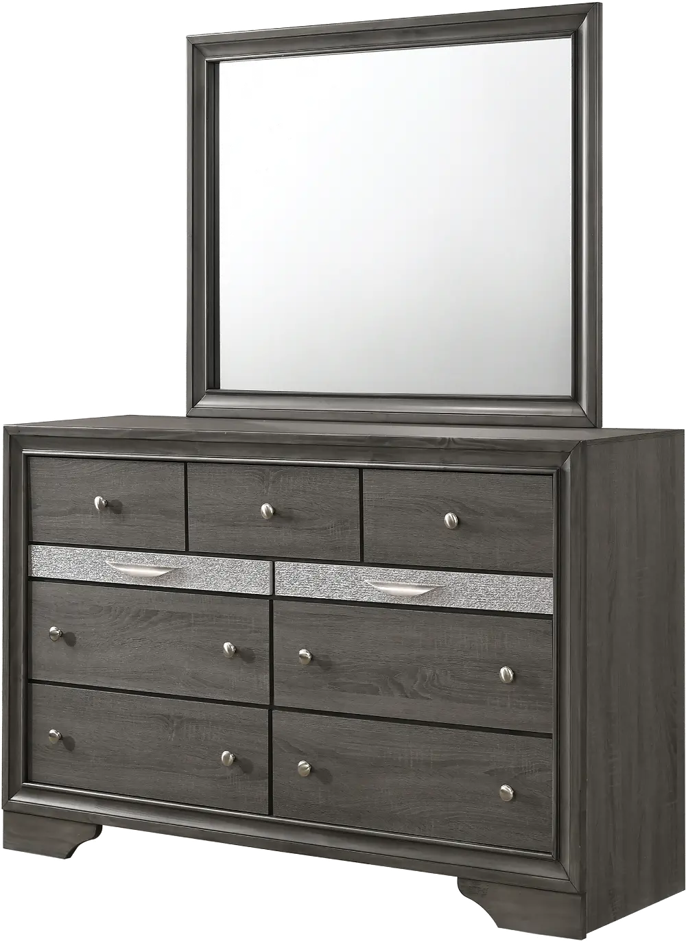 Regata Gray and Silver Dresser-1