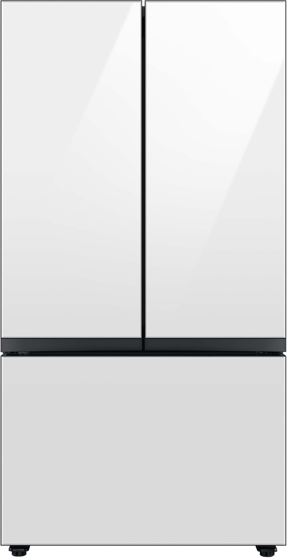 Samsung Bespoke 30 cu ft French Door Refrigerator - White Glass