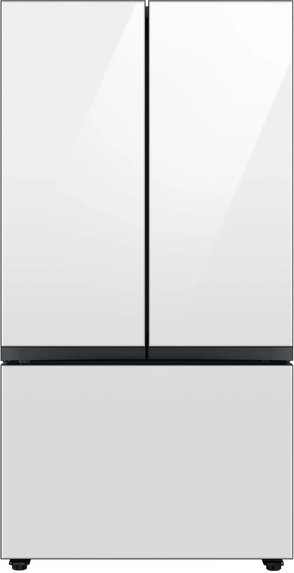RF30BB620012 Samsung Bespoke 30 cu ft French Door Refrigerator - White Glass-1