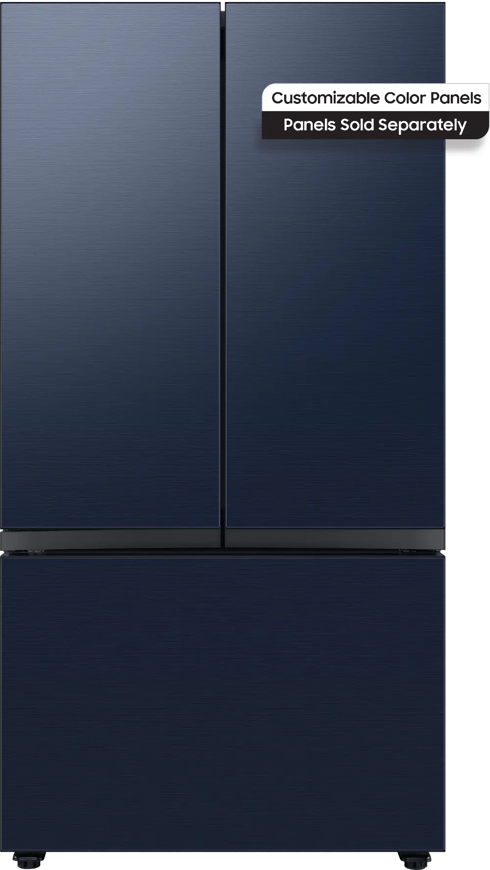 RF24BB6200AP Samsung Bespoke 23 cu ft French Door Refrigerator - Counter Depth Panel Ready-1