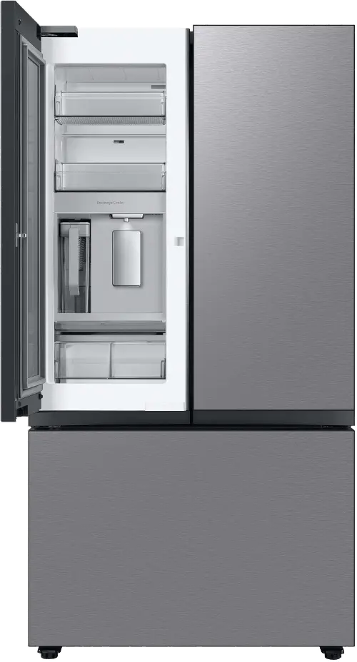 Bespoke Counter Depth 3-Door French Door Refrigerator, White (24 cu. ft.)