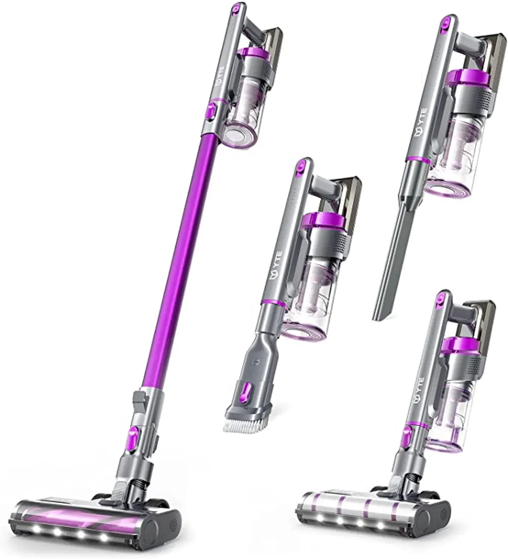 YTE Purple 1810E Cordless Stick Vacuum-1