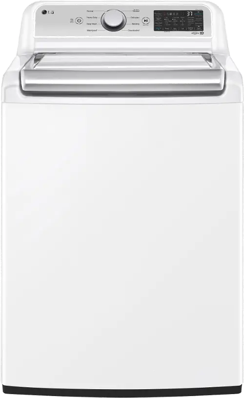 LG 5.3 Cu. Ft. Top Load Washer with 4-Way Agitator and TurboWash3D in White