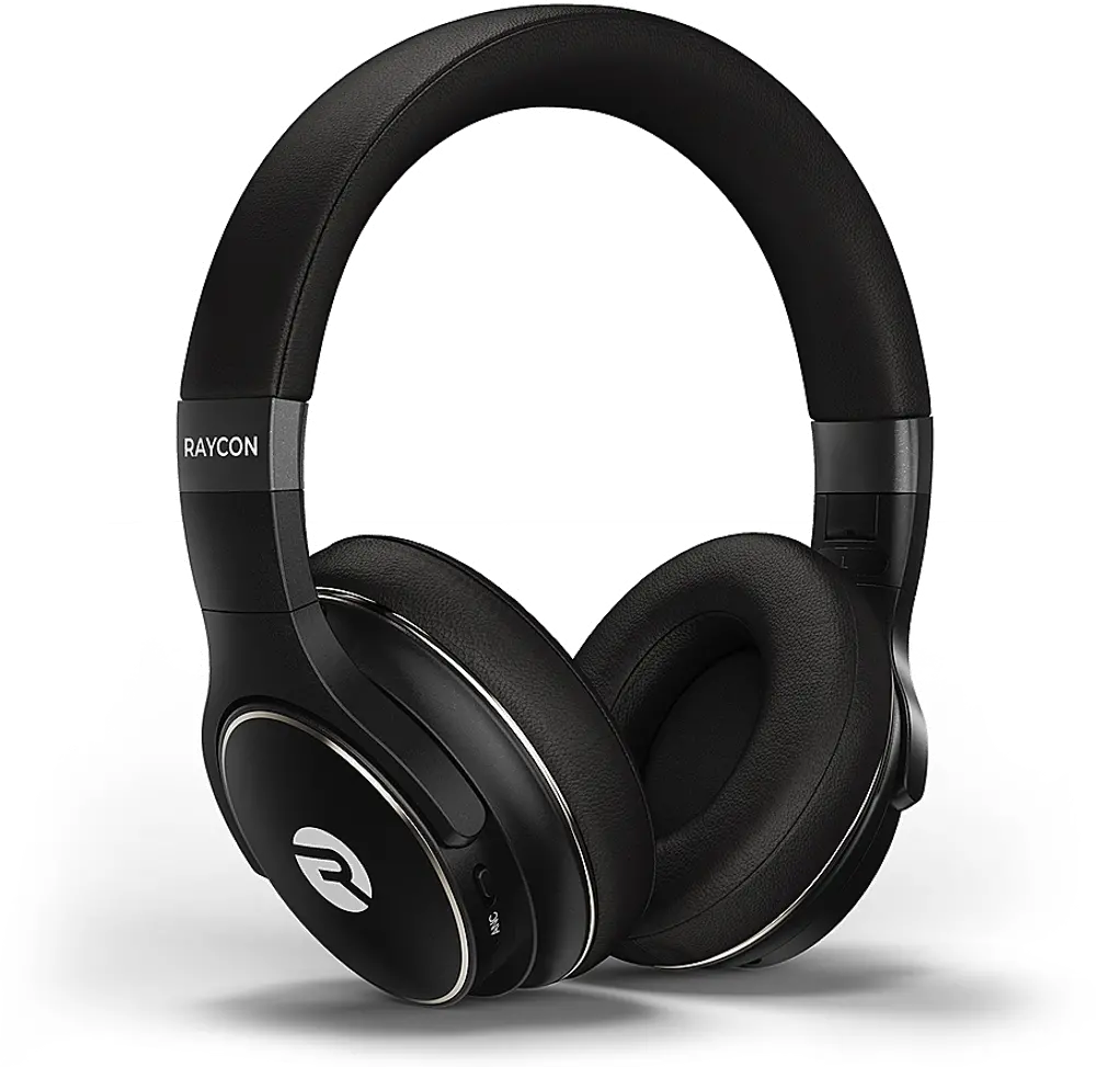 Raycon - H20 Wireless Noise-Cancelling Over-the-Ear Everyday Headphones - Black-1