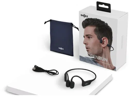 Shokz OPENRUN Wireless Open Ear Bone Conduction Headphones