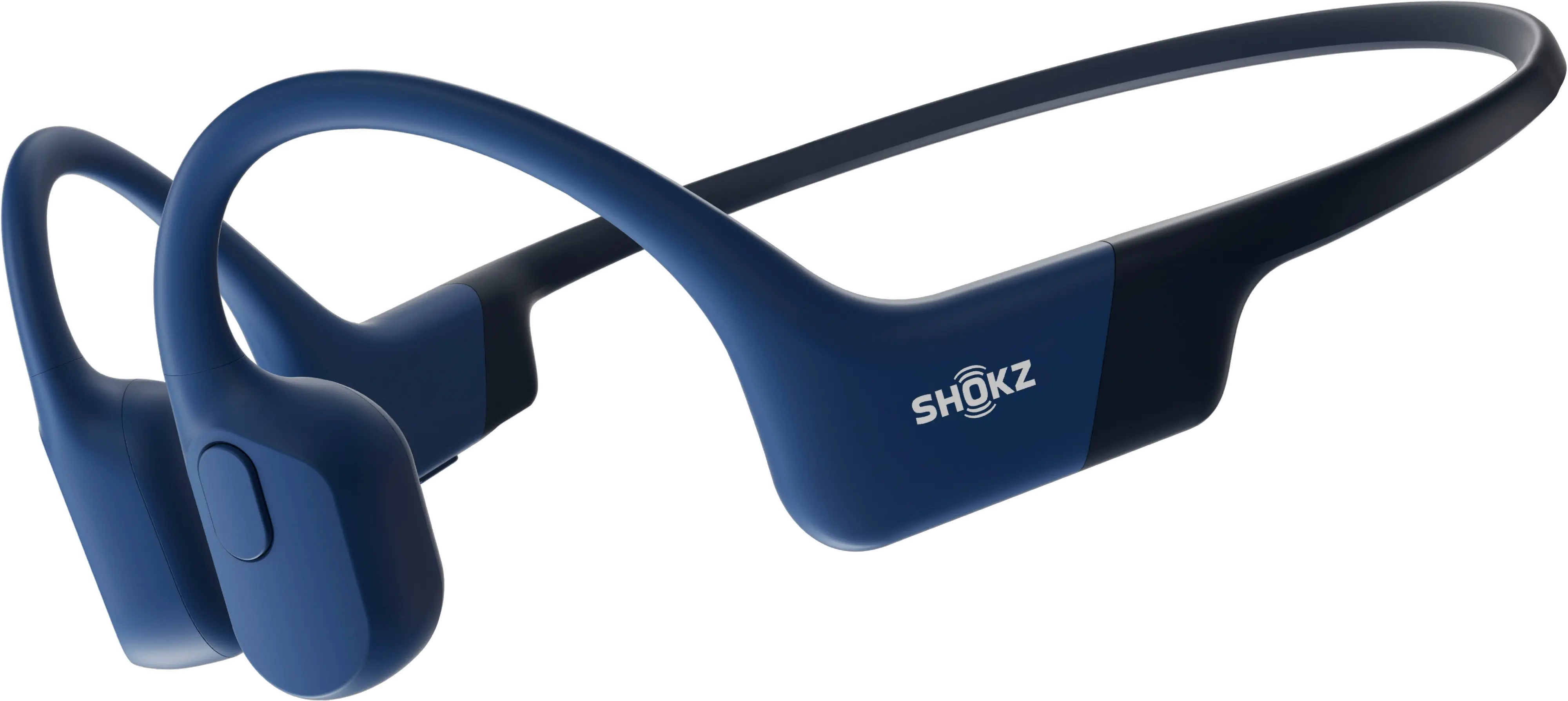 Shokz OpenRun Bone Conduction Open-Ear Endurance Headphones - Blue