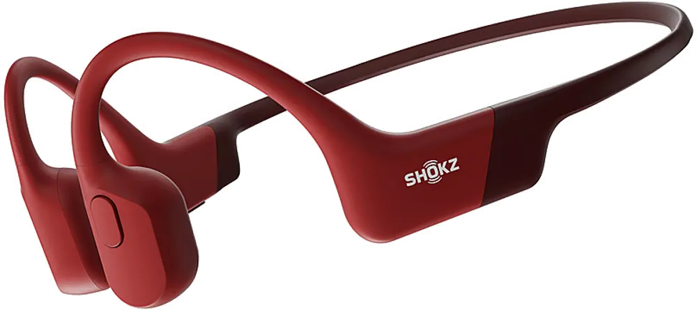 S803-ST-RD-US Shokz OpenRun Bone Conduction Open-Ear Endurance Headphones - Red-1