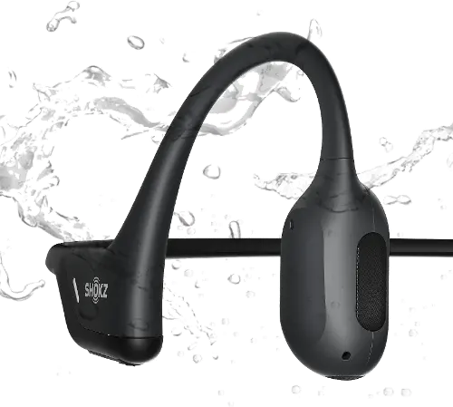 Shokz OpenRun Bone Conduction Open-Ear Endurance Headphones - Gray