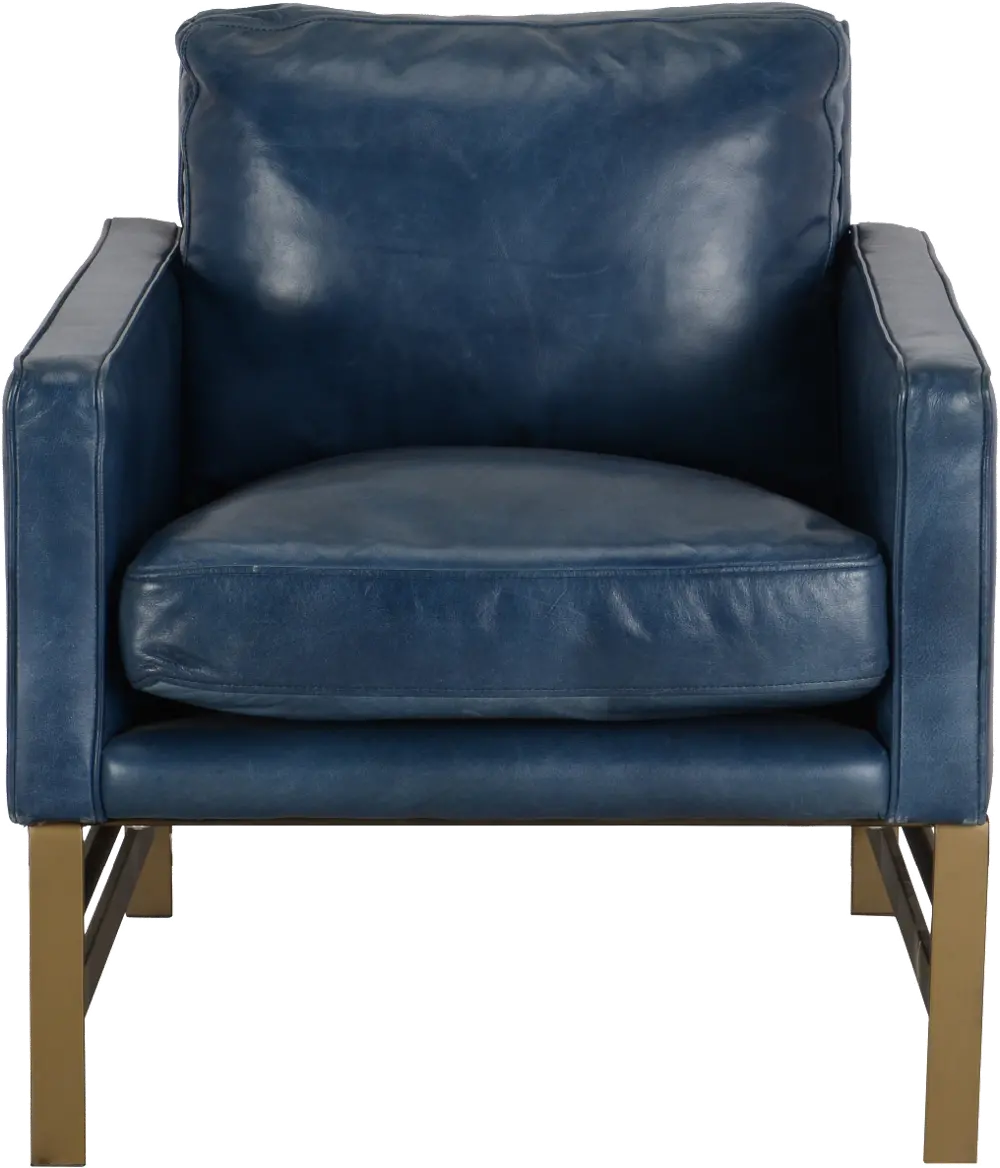 Chazzie Blue Accent Chair-1