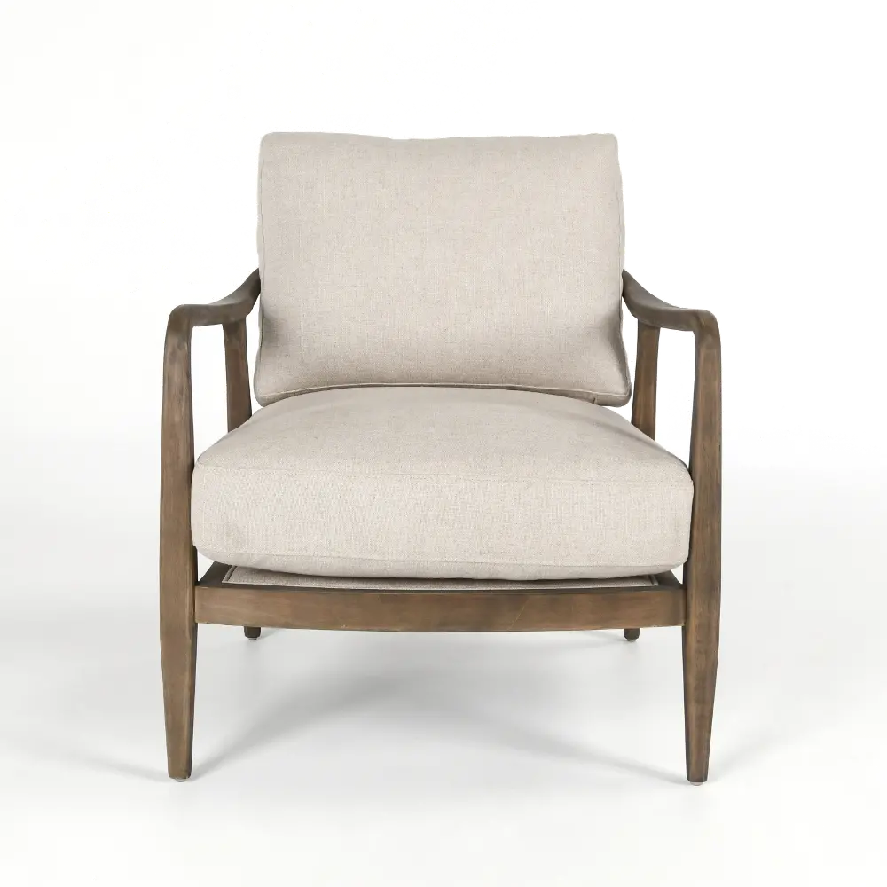 Lennon Natural Beige Accent Chair-1