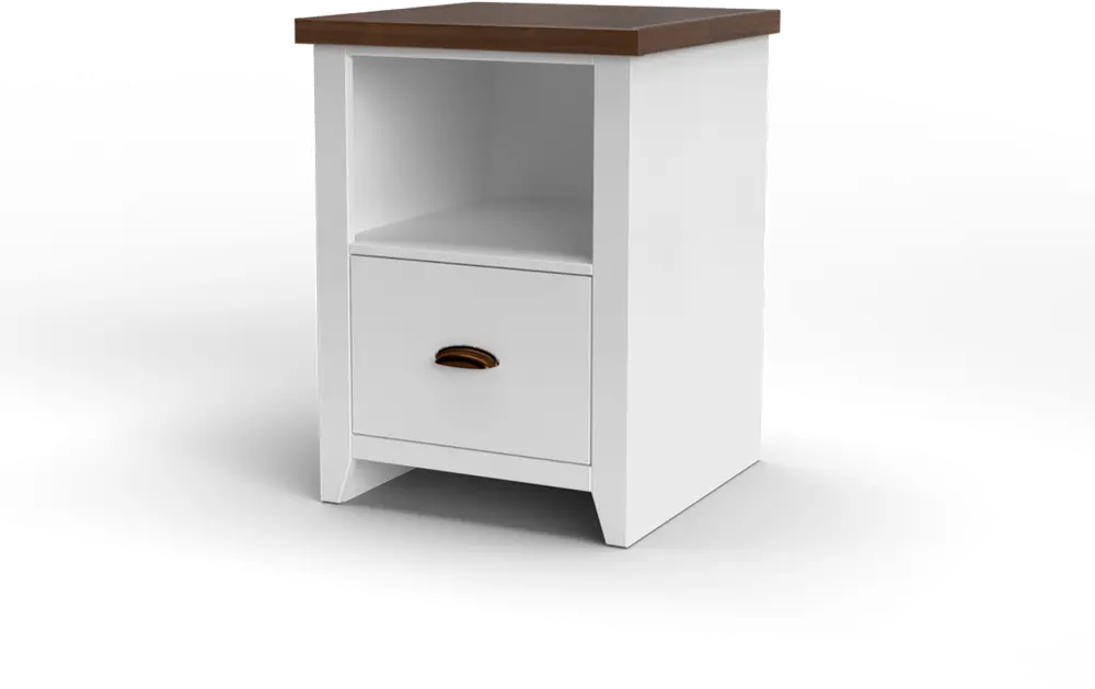 Hampton White File Cabinet-1
