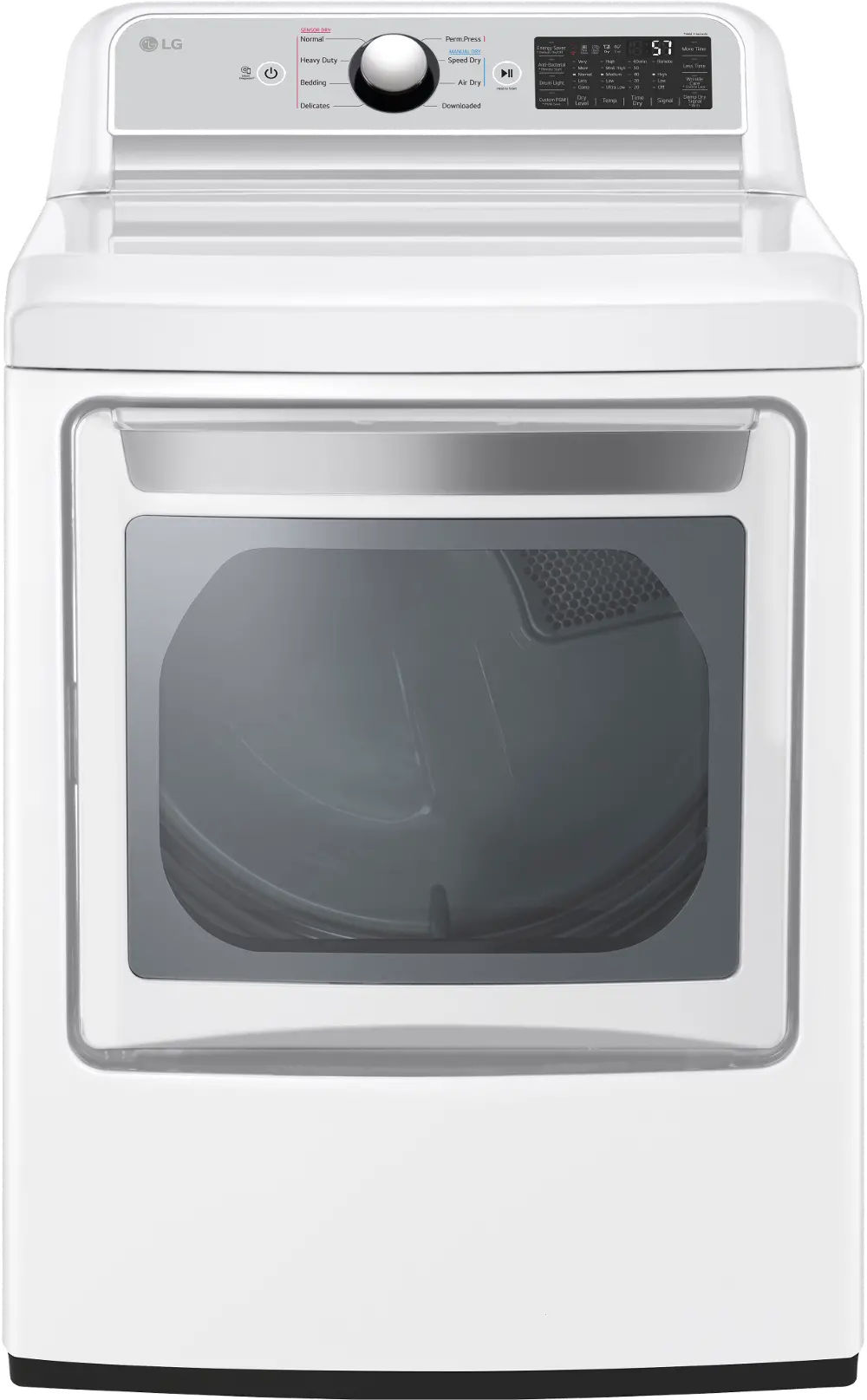 DLE7400WE LG 7.4 cu ft Electric Dryer - White-1