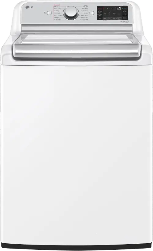 LG WT7900HWA 5.5 CuFt Top Load Washer in White with TurboWash3D