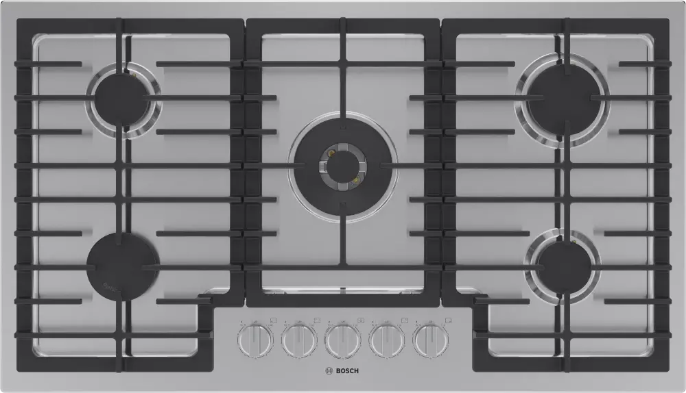 NGM8658UC Bosch 800 Series 36 Inch Gas Cooktop - Stainless Steel-1