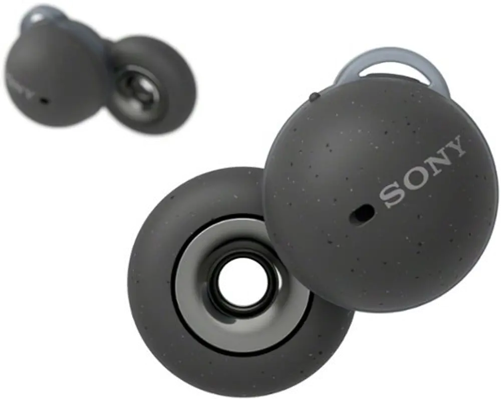 WFL900/H Sony LinkBuds True Wireless Open-Ear Earbuds - Grey-1