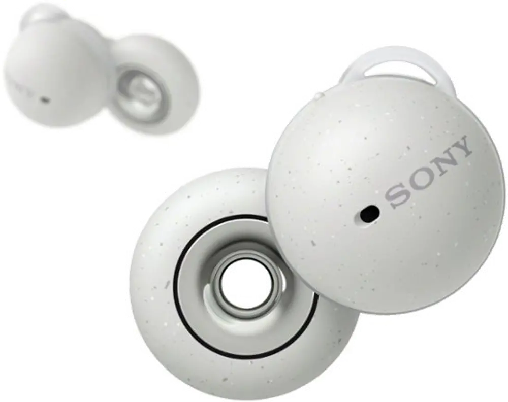 WFL900/W Sony LinkBuds True Wireless Open-Ear Earbuds - White-1