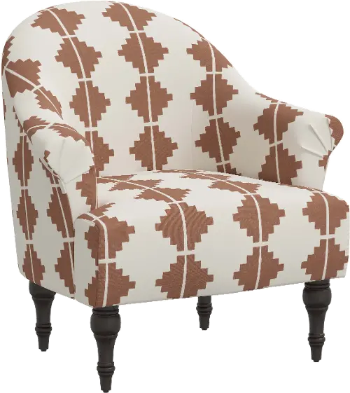 Aztec print accent chair discount
