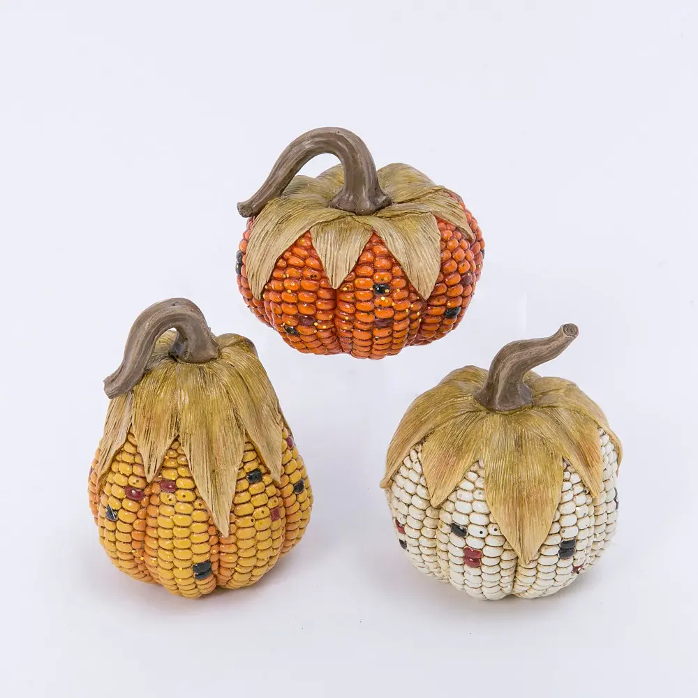 Assorted Corn Cob Pumpkins Small-1