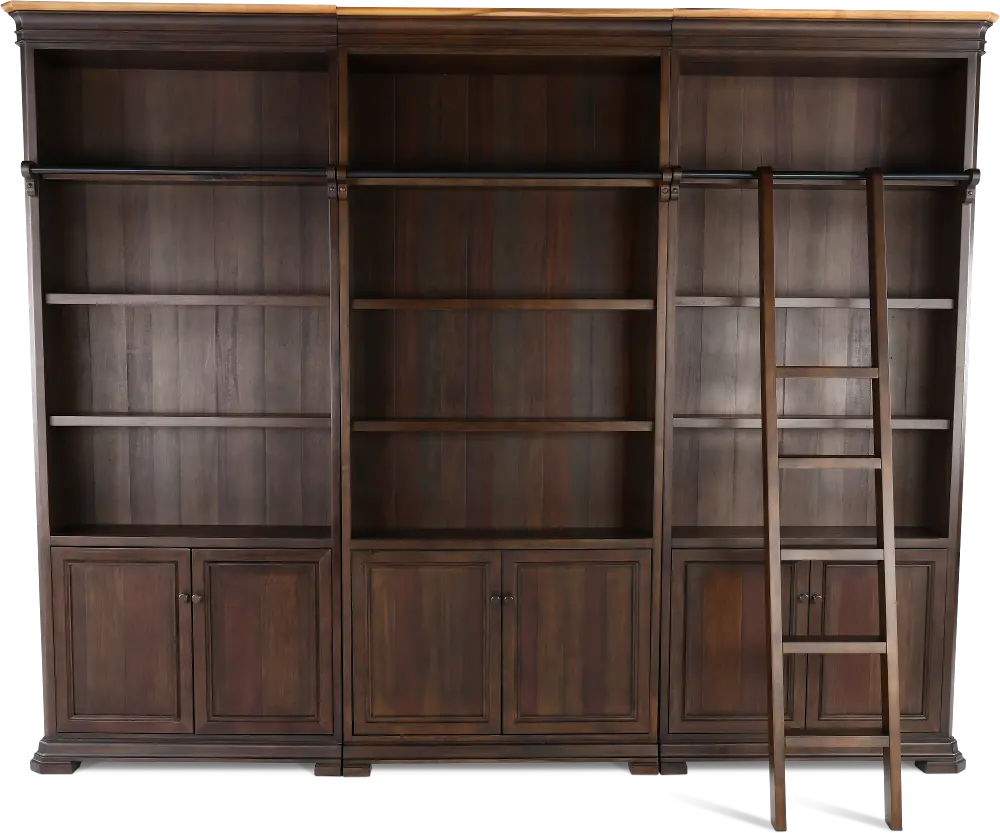 Sonoma Brown Executive Bookcase Wall-1