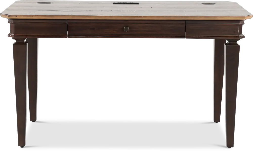 Sonoma Two-Tone Brown Writing Desk-1