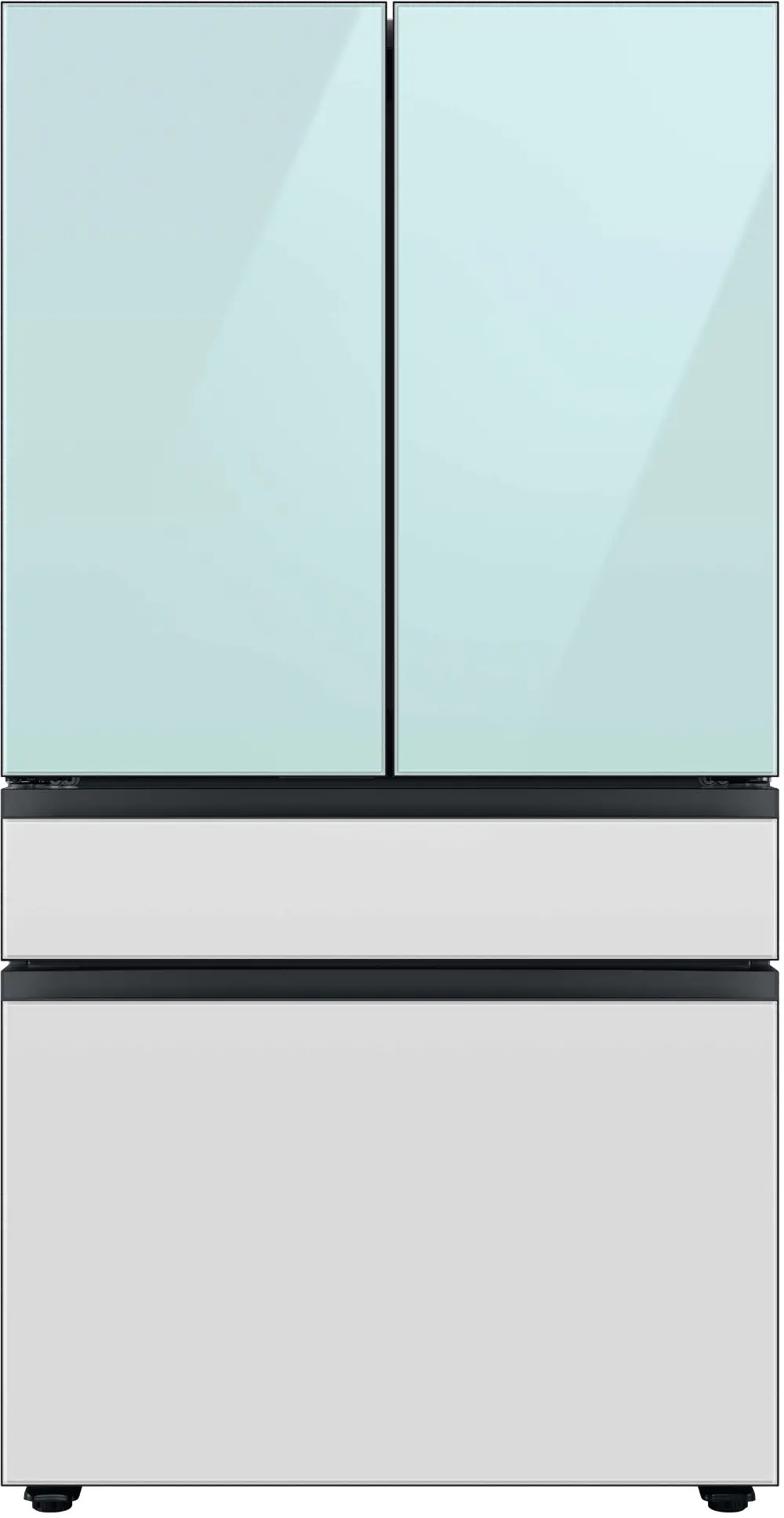 RF29BB86004M Samsung Bespoke 29 cu ft 4 Door Refrigerator - Morning Blue Glass-1