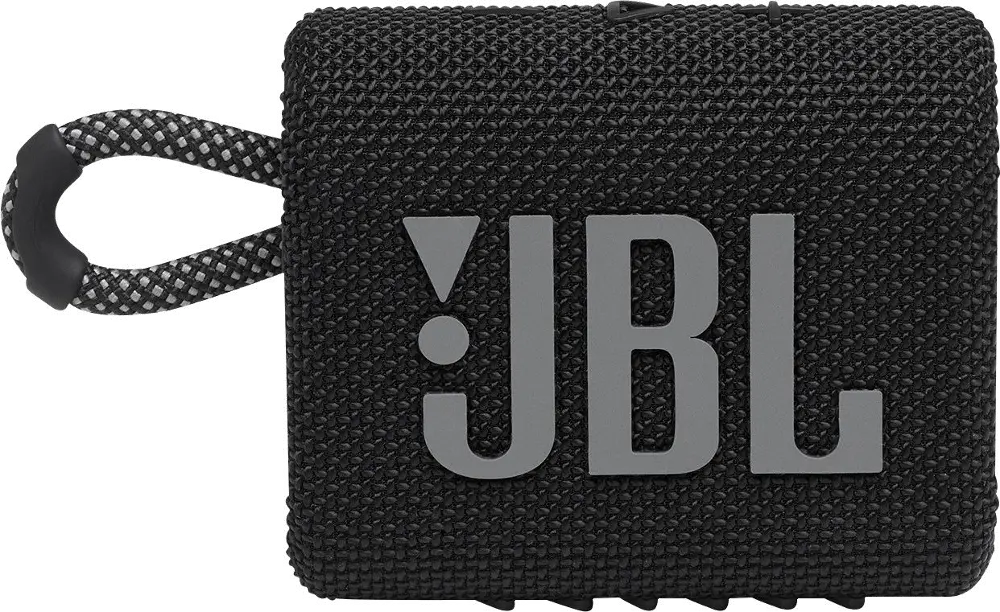 JBLGO3BLKAM JBL - GO3 Portable Waterproof Wireless Speaker - Black-1