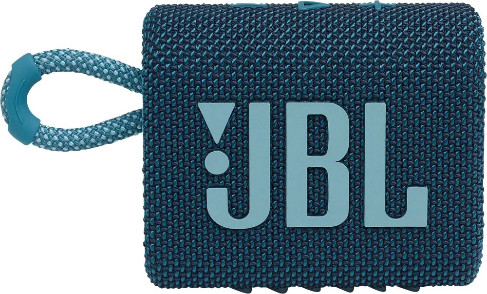 JBLGO3BLUAM JBL - GO3 Portable Waterproof Wireless Speaker - Blue-1
