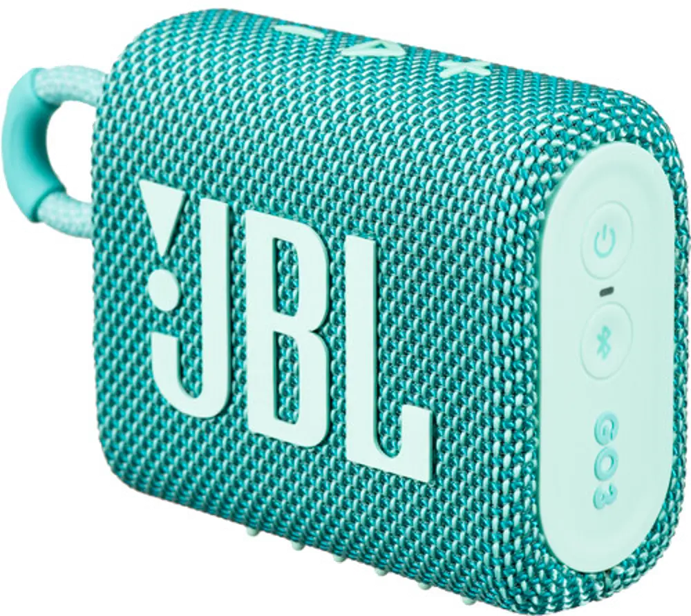 JBLGO3TEALAM JBL - GO3 Portable Waterproof Wireless Speaker - Teal-1