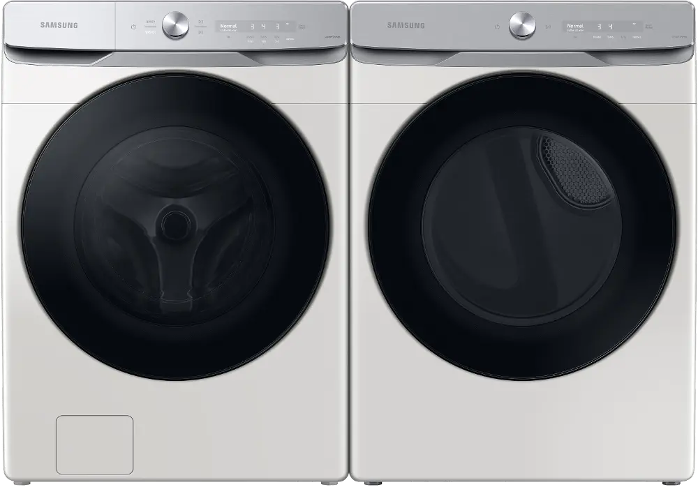 .SUG-IVO-8600-GAS-PR Samsung Gas Front Load Washer and Dryer Set - Ivory-1