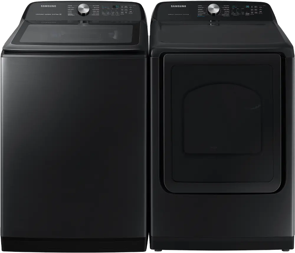 .SUG-B/B-5500-GAS-PR Samsung Top Load Washer and Gas Dryer Set - Black, 52A5500V-1