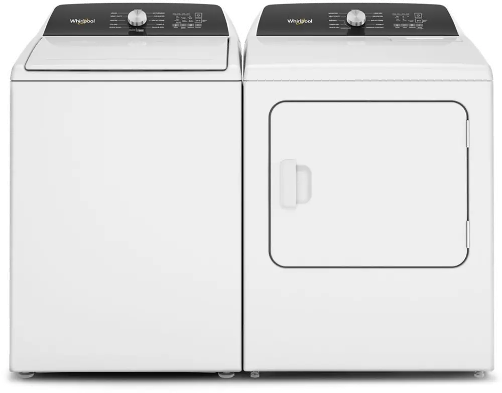 KIT Whirlpool Electric Washer and Dryer Set - White, W5010-1
