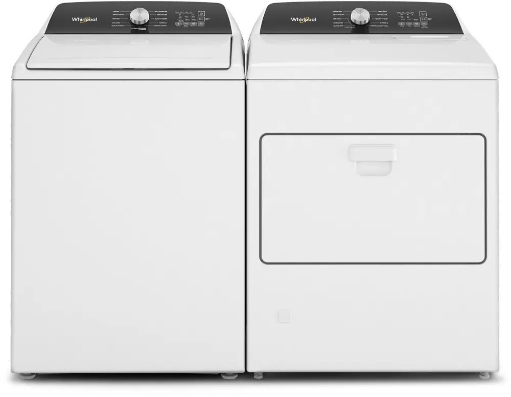 .WHP-W/W-5015-ELE-PR Whirlpool Electric Washer and Dryer Set - White, W5015-1