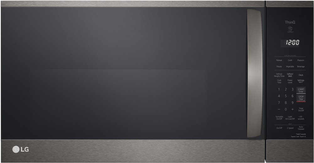 LG 1.8 cu ft Over the Range Microwave - Black Stainless Steel