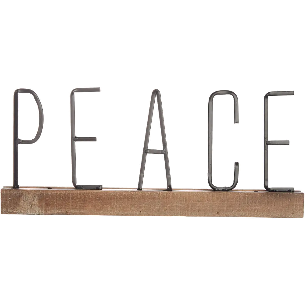 16 Inch Peace Word Art-1