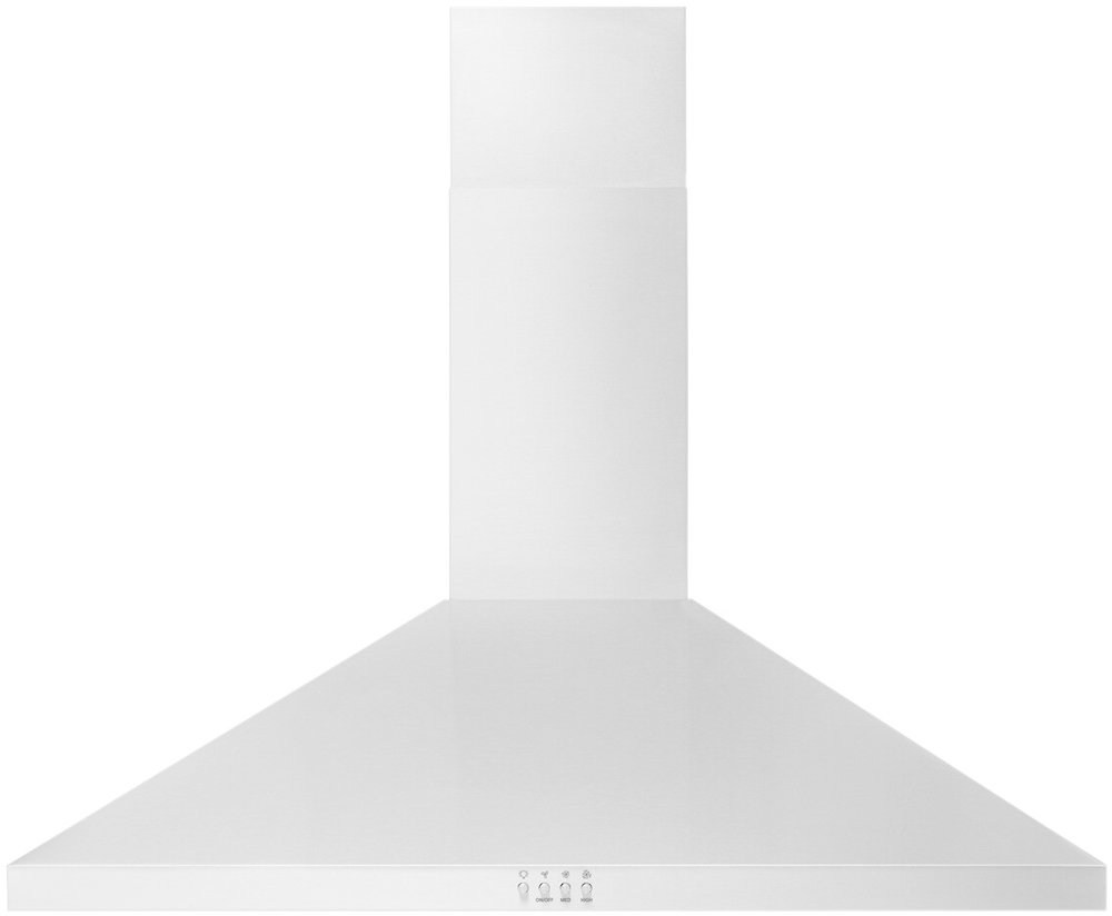Whirlpool 36 Inch Wall Mount Chimney Hood - Stainless Steel