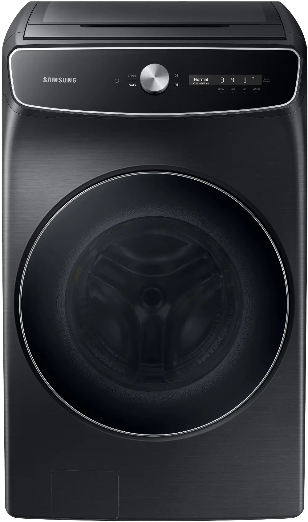 WV60A9900AV Samsung 6 cu ft Front Load Washer - Black-1