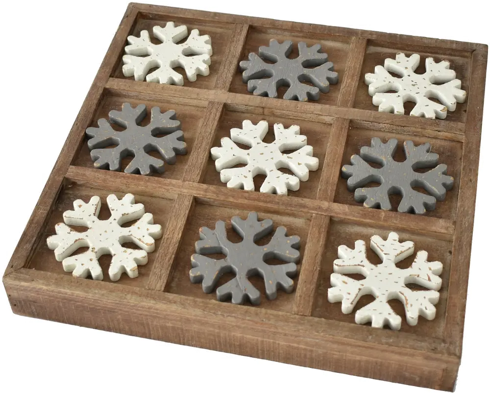 Snowflake Tic Tac Toe Board-1