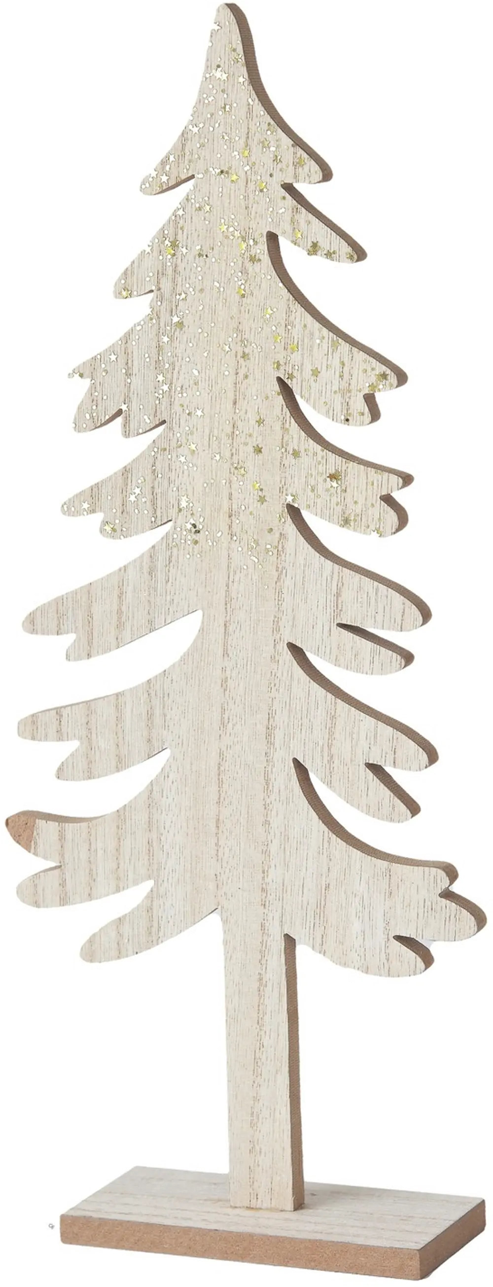 Assorted Small Whitewash Carved Tree-1