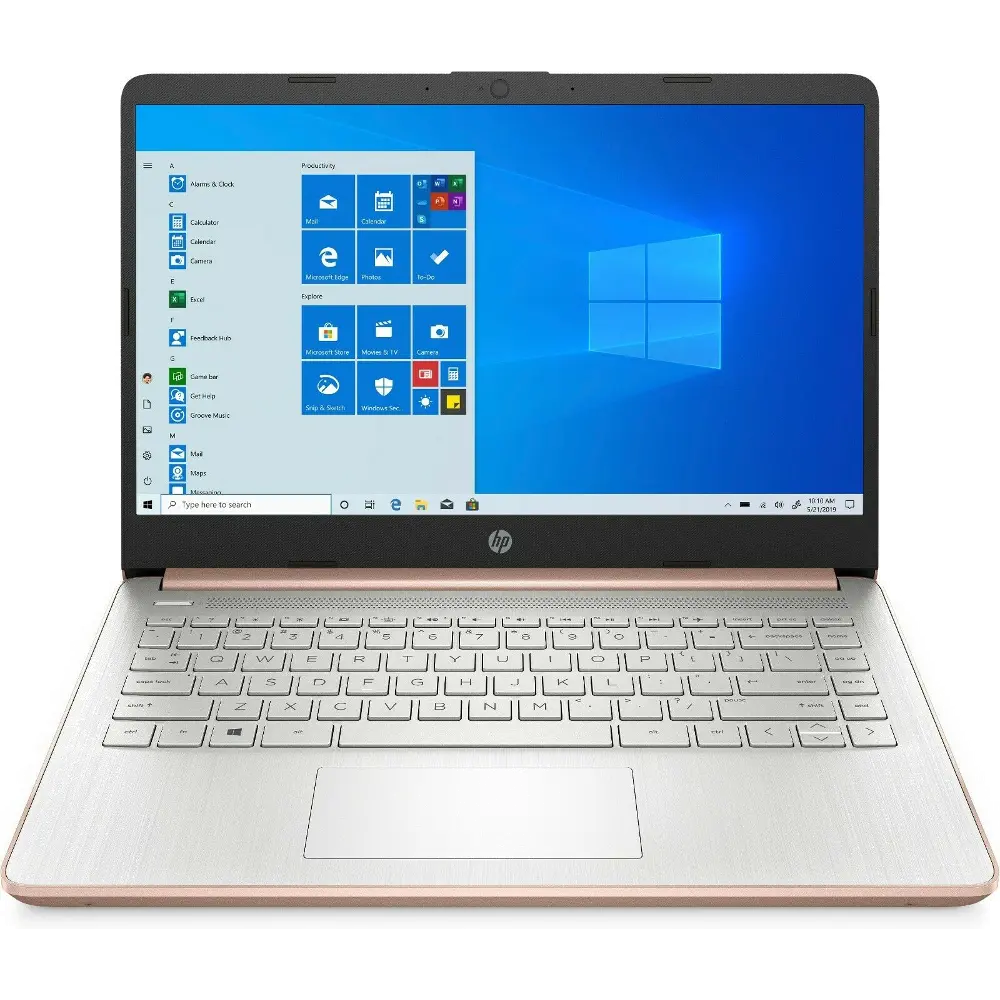 HP 14-DQ0030NR HP 14-dq0030nr Pale Rose Gold 14  Laptop-1