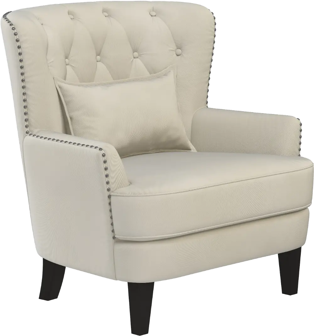 LSLILPTU2519 Lindon Tufted Cream Accent Chair-1