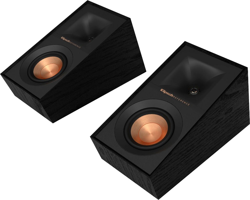 Klipsch Reference Series 4" Passive 2-Way Height Channel Speakers (Pair) - Black
