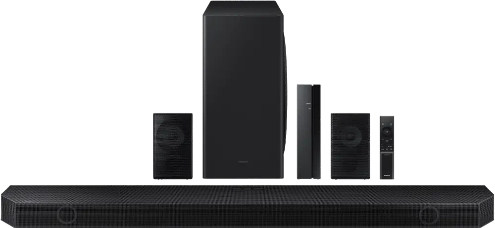 HW-Q910B/ZA Samsung HW-910B 9.1.2ch Soundbar with Wireless Dolby Atmos /DTS:X and Rear Speakers-1