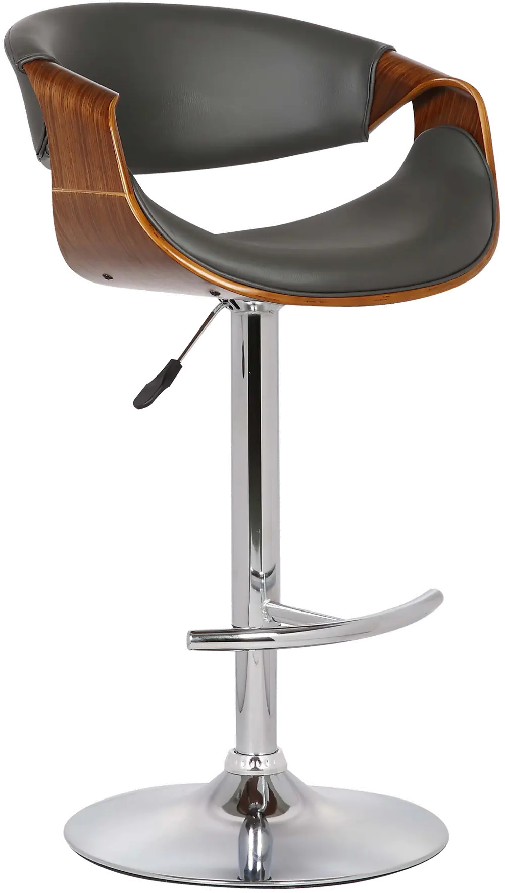 LCBUBAWAGRAY Butterfly Gray Adjustable Height Bar Stool-1